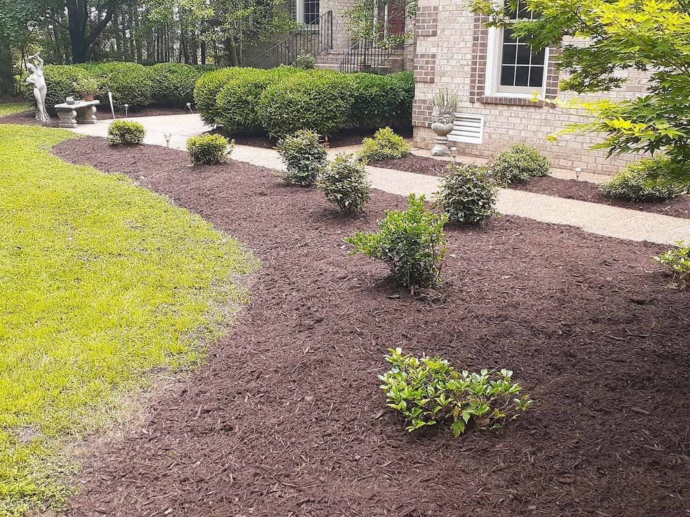 Landscape design installation
